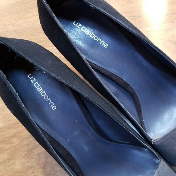 LIZ Claiborne Leather Suede Heels - Picture 5 of 8